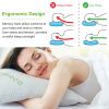 Bamboo Memory Foam Pillow Hypoallergenic Bed Pillow With Washable Cover [King Size]