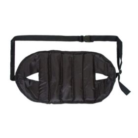 1pc Portable Foot Hammock (Color: Black)